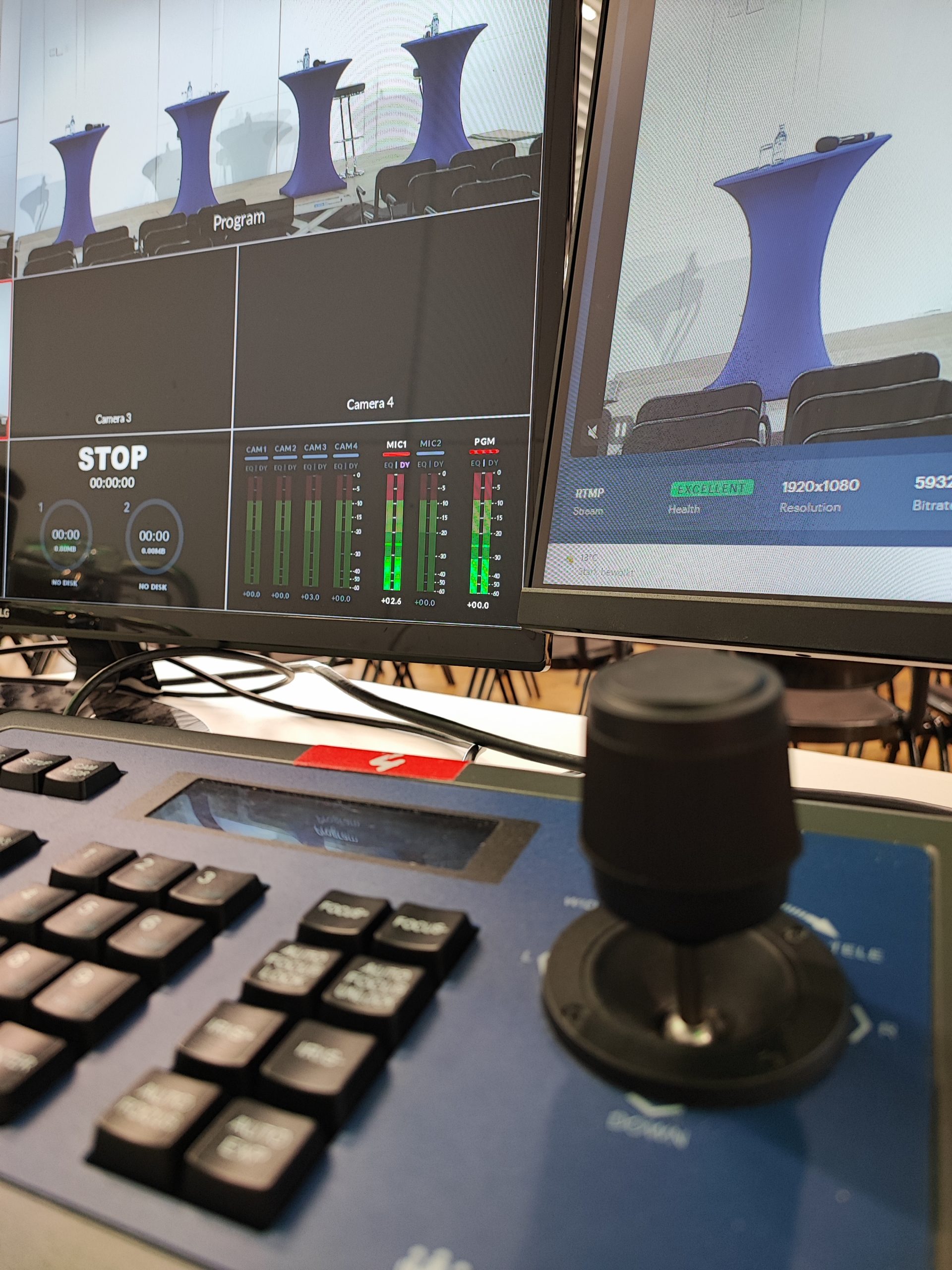 Blick hinter die Kulissen einer Produktion